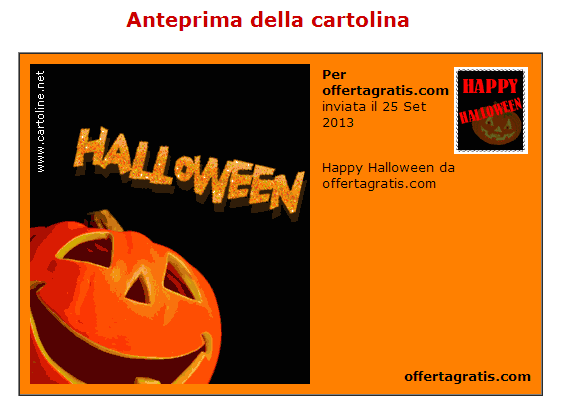 Speciale Happy Halloween - offertagratis